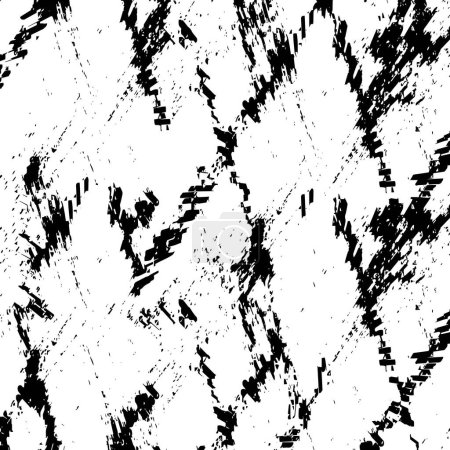 Illustration for Black and white grunge pattern, abstract background - Royalty Free Image