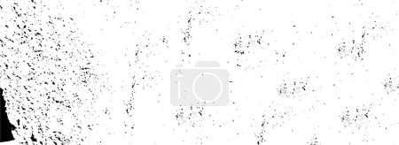 Illustration for Black and white pattern with abstract grunge texture - Royalty Free Image