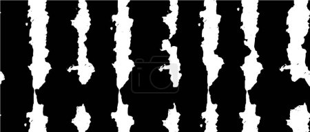Ilustración de Fondo vectorial abstracto en blanco y negro. Capa superpuesta de grunge. Superficie vintage monocromática con patrón sucio en grietas, manchas, puntos. Textura superpuesta angustiada. - Imagen libre de derechos
