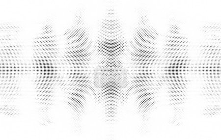 Ilustración de Patrón abstracto en blanco y negro para la textura del arte de fondo, creativo y de diseño - Imagen libre de derechos