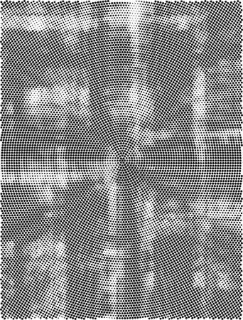 Ilustración de Patrón inconsútil vector. fondo medio tono abstracto. patrón punteado. diseño de puntos de medio tono - Imagen libre de derechos