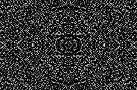Ilustración de Ilustración de vectores de textura abstracta en blanco y negro - Imagen libre de derechos