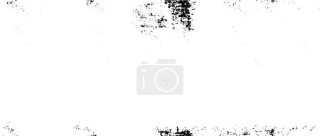 Photo for Rough, scratch, splatter grunge pattern design brush strokes. Overlay texture. Faded black-white dyed paper texture. Sketch grunge design. Use for poster, cover, banner, mock-up, stickers layout. - Royalty Free Image