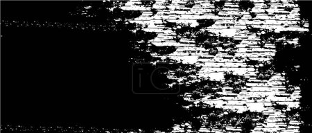 Téléchargez les illustrations : Fond abstrait. texture monochrome comprend effet tons noir et blanc. illustration vectorielle - en licence libre de droit