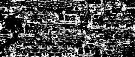 Ilustración de Abstracto negro y blanco grunge fondo monocromo. - Imagen libre de derechos
