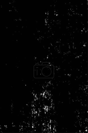 Illustration for Monochrome grunge background from stains, cracks, lines - Royalty Free Image
