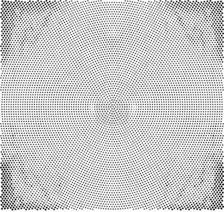 Ilustración de Patrón de medio tono. fondo de puntos abstractos modernos - Imagen libre de derechos