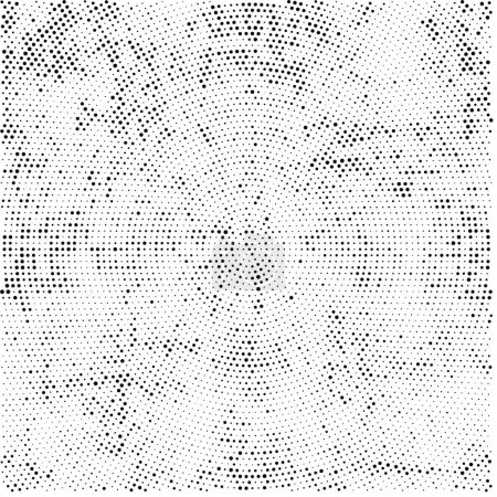 Illustration for Grunge black and white vector pattern abstract - Royalty Free Image
