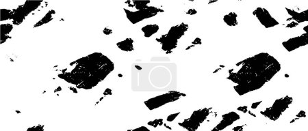 Illustration for Texture black and white abstract print and design - Royalty Free Image