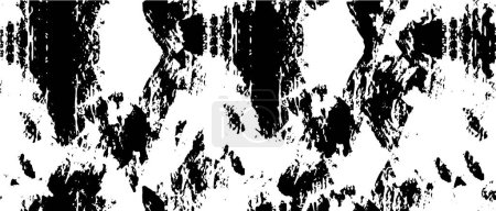 Illustration for Grunge black and white vector pattern abstract - Royalty Free Image