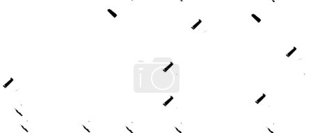 Ilustración de Fondo de vector grunge blanco y negro. Textura de pantalla ancha monocromática de manchas y grietas. Elementos abstractos para diseño e impresión - Imagen libre de derechos