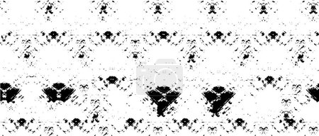 Illustration for Grunge black and white pattern - Royalty Free Image