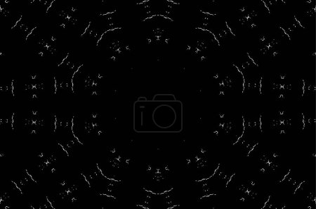 Illustration for Black and white abstract  texture vector illustration - Royalty Free Image