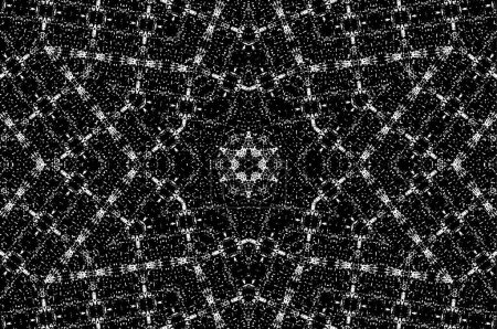 Illustration for Fractal pattern. abstract background. black and white image. - Royalty Free Image