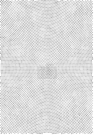 Téléchargez les illustrations : Modèle de Grunge monochrome. Texture abstraite noir et blanc avec lignes rayées - en licence libre de droit