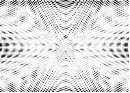 Ilustración de Textura superpuesta de grunge vectorial. Fondo blanco y negro - Imagen libre de derechos