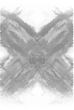 Ilustración de Fondo abstracto con patrón de puntos. ilustración vectorial - Imagen libre de derechos