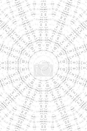 Ilustración de Patrón abstracto con formas geométricas círculo, ilustración vectorial - Imagen libre de derechos