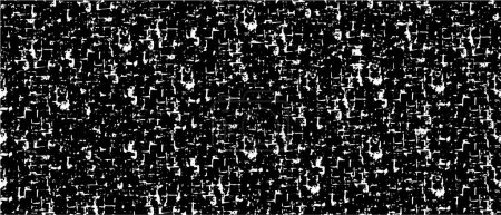 Ilustración de Fondo abstracto de textura grunge en colores blanco y negro. fondo creativo para la cubierta de diseño, decoración de interiores, ilustración vectorial - Imagen libre de derechos