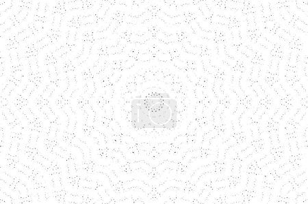 Illustration for Seamless pattern with circle geometric shapes, vector illustration - Royalty Free Image