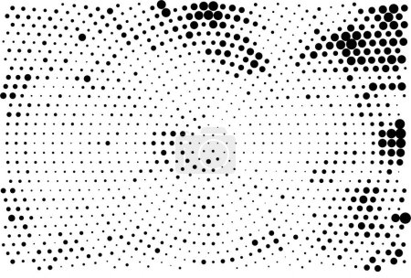 Ilustración de Fondo texturizado abstracto en blanco y negro. ilustración vectorial - Imagen libre de derechos
