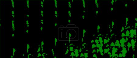Illustration for A green screen with a lot of green dots - Royalty Free Image