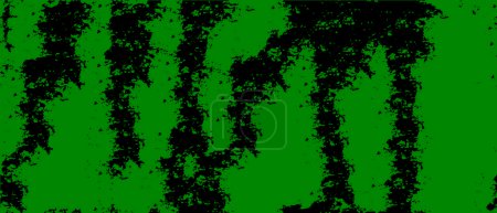 Ilustración de Fondo verde abstracto con rayas - Imagen libre de derechos