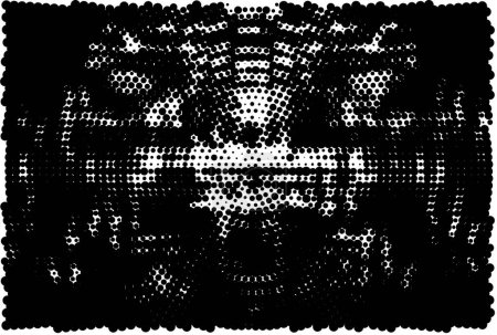 Ilustración de Abstracto grunge fondo monocromo. diseño creativo de telón de fondo moderno para carteles. ilustración vectorial - Imagen libre de derechos