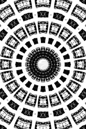 Ilustración de Fondo geométrico texturizado monocromo - Imagen libre de derechos
