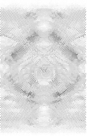 Ilustración de Fondo abstracto en blanco y negro con puntos, diseño de ilustración vectorial - Imagen libre de derechos