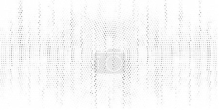 Téléchargez les illustrations : Motif de demi-teinte. grunge abstrait fond pointillé. texture vectorielle superposée - en licence libre de droit