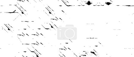 Téléchargez les illustrations : Fond abstrait noir et blanc avec effet grunge. illustration vectorielle - en licence libre de droit