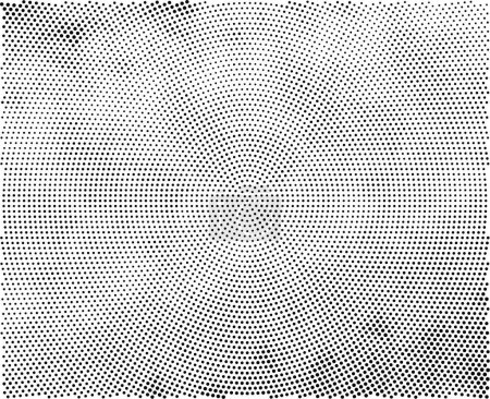 Ilustración de Fondo abstracto en blanco y negro con puntos. Fondo retro. ilustración vectorial - Imagen libre de derechos