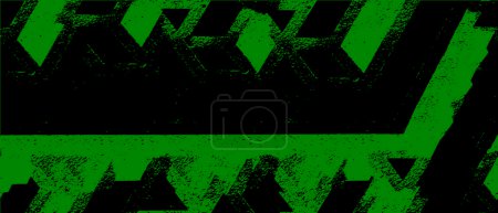 Ilustración de Fondo creativo abstracto en colores negro y verde. textura para el diseño de moda, tela, diseño, sitio web, impresión. textura abstracta. gráficos vectoriales - Imagen libre de derechos