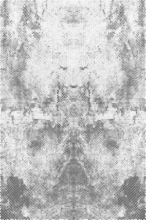 Ilustración de Abstracto negro y blanco grunge fondo monocromo - Imagen libre de derechos