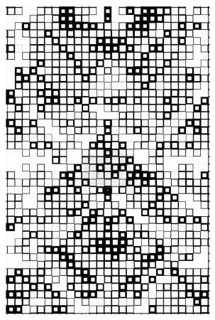 Illustration for Abstract geometric pattern with squares. vector illustration. - Royalty Free Image