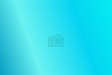 Illustration for Colorful abstract blur gradient background with Aqua, Turquoise, Cyan, Blue Grotto colors. Soft blurred backdrop. Defocused vector illustration template for your graphic design, banner, web - Royalty Free Image