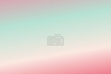 Illustration for Hot Pink Cream Spearmint Rose water abstract background. Colorful wallpaper, vector illustration - Royalty Free Image