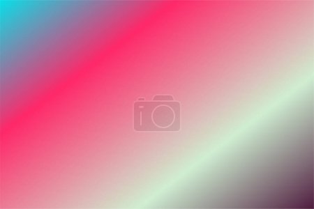 Illustration for Turquoise Rose, Red, Green abstract background, vector illustration - Royalty Free Image