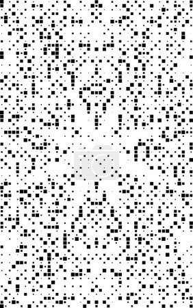 Ilustración de Pixel de medio tono fondo blanco y negro - Imagen libre de derechos