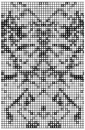 Ilustración de Pixel punteado fondo monocromo abstracto - Imagen libre de derechos