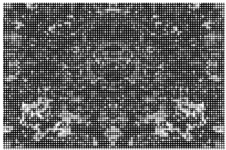 Téléchargez les illustrations : Pixel pointillé abstrait fond monochrome - en licence libre de droit