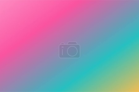 Illustration for Blurred Gradient of pink, purple and blue colors with transition effect. colorful template - Royalty Free Image