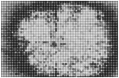 Ilustración de Pixel mosaico de conejo - Imagen libre de derechos