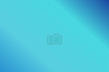 Illustration for Colorful abstract blur gradient background with Blue Grotto, Royal Blue, and Aqua , Tiffany colors. Softly blurred backdrop. Defocused vector illustration template for your graphic design, banner, web - Royalty Free Image