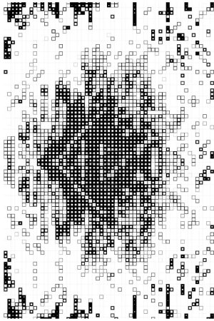 Ilustración de Fondo abstracto. textura monocromática. fondo texturizado en blanco y negro. fondo patrón, mosaico abstracto - Imagen libre de derechos