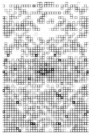 Téléchargez les photos : Pixel abstrait fond mosaïque noir et blanc - en image libre de droit