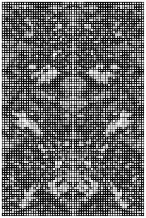 Ilustración de Pixel abstracto fondo mosaico blanco y negro - Imagen libre de derechos