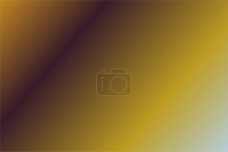 Téléchargez les illustrations : Fond flou abstrait coloré dégradé avec des couleurs jaune marron ambré et bleu bébé. Douce toile de fond floue. Modèle d'illustration vectorielle défocalisée pour votre conception graphique, bannière, web - en licence libre de droit
