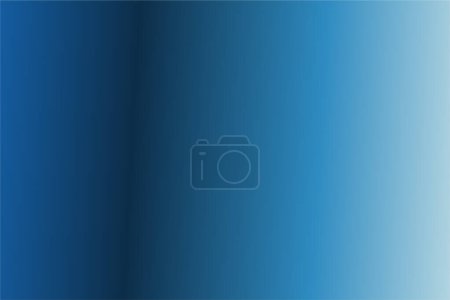 Illustration for Colorful gradient background Midnight Blue, Dark Blue, Blue, Baby Blue - Royalty Free Image